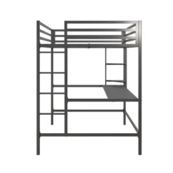 Full Maxwell Metal Loft Bed With Desk & Shelves - Novogratz -Children Furniture Store GUEST 5bfb0cfa b34f 4bdb a0d6 071184d4310d