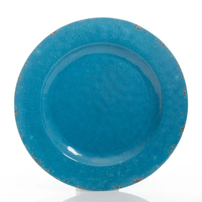 Gibson Studio California Mauna 12 Piece Assorted Crackle Decal Melamine Dinnerware Set 10 Gibson Studio California Mauna 12 Piece Assorted Crackle Decal Melamine Dinnerware Set - Image 8