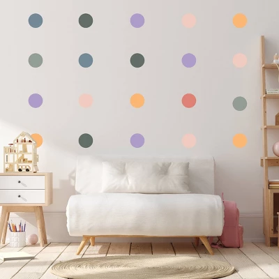 Polka Dots Wall Decor Neutral - Decalcomania 6 Polka Dots Wall Decor Neutral - Decalcomania - Image 4