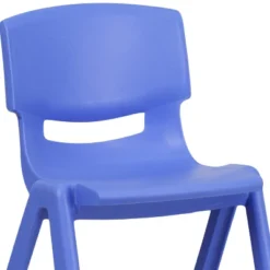 Flash Furniture 4 Pack Blue Plastic Stackable School Chair With 13.25'' Seat Height -Children Furniture Store GUEST 5ed2d329 453c 4058 972e 2a1149a0c810