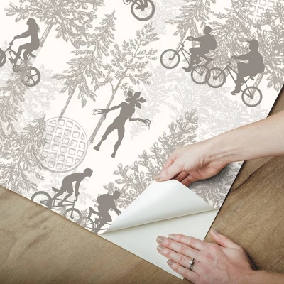 Netflix Stranger Things Hawkins Woods Peel And Stick Wallpaper - RoomMates 7 Netflix Stranger Things Hawkins Woods Peel And Stick Wallpaper - RoomMates - Image 5