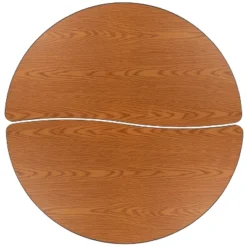 Emma And Oliver 2 Piece 47.5" Circle Collaborative Grey Kids Adjustable Activity Table Set -Children Furniture Store GUEST 5fc30b2c 772a 4ff0 ab78 b9e3a026e13e