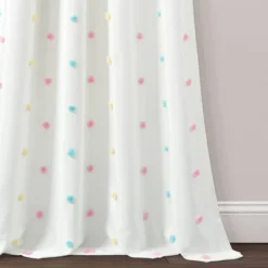 42"x84" Kids' Rainbow Tufted Dot Single Window Curtain Panel - Lush Décor 8 42"x84" Kids' Rainbow Tufted Dot Single Window Curtain Panel - Lush Décor -Children Furniture Store GUEST 6057f04e 0ec0 4efb 81c5 b9d41c24ecf3