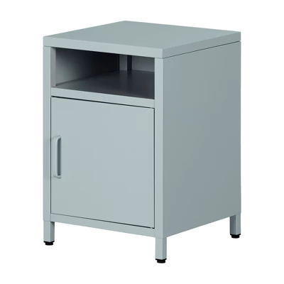 Sweedi Metal 1-Door Nightstand - South Shor 11 Sweedi Metal 1-Door Nightstand - South Shor - Image 9