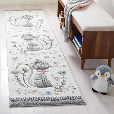 Carousel Kids CRK187 Power Loomed Area Rug - Safavieh 3 Carousel Kids CRK187 Power Loomed Area Rug - Safavieh