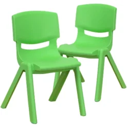 Flash Furniture 2 Pack Plastic Stackable School Chair With 12" Seat Height -Children Furniture Store GUEST 62f5cef4 1d33 4a59 a0de 8cbf094f3668