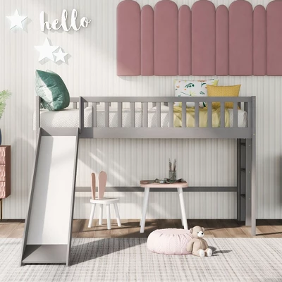 Twin Size Loft Bed With Ladder And Slide-ModernLuxe 10 Twin Size Loft Bed With Ladder And Slide-ModernLuxe - Image 8
