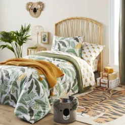 Twin Rattan Kids' Bed Natural - Pillowfort™ -Children Furniture Store GUEST 64ab9aeb 410c 4a12 9a31 ee15f315b726