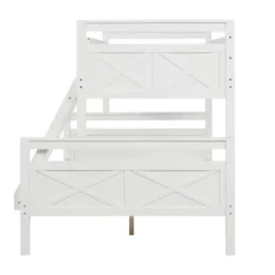 Twin Over Full Bunk Bed With Ladder And Safety Guardrail-ModernLuxe 19 Twin Over Full Bunk Bed With Ladder And Safety Guardrail-ModernLuxe -Children Furniture Store GUEST 651b8b93 efa0 4535 8da8 d1ccc4818138