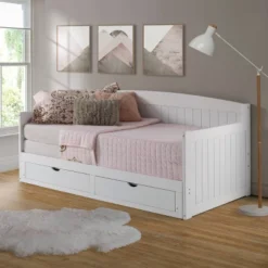 King Harmony Daybed With Conversion White - Alaterre Furniture 26 King Harmony Daybed With Conversion White - Alaterre Furniture -Children Furniture Store GUEST 65a1e3fb 7a31 4f41 9571 921afebeac0b