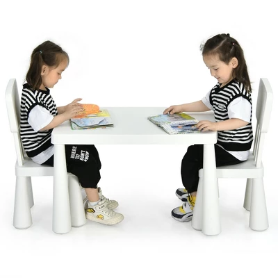 Costway Kids Table & 2 Chairs Set Toddler Activity Play Dining Study Desk Baby Gift 15 Costway Kids Table & 2 Chairs Set Toddler Activity Play Dining Study Desk Baby Gift - Image 13