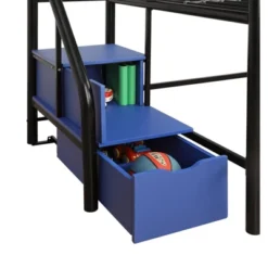 Twin Jamie Junior Loft Bed With Storage Steps Black - Room & Joy 10 Twin Jamie Junior Loft Bed With Storage Steps Black - Room & Joy -Children Furniture Store GUEST 66a38199 171e 434e 995b 709974b01556