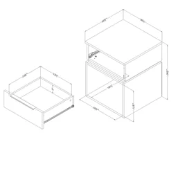 Hourra Nightstand - South Shore 15 Hourra Nightstand - South Shore -Children Furniture Store GUEST 66aaf464 b9d0 45fe 9aa4 22adce36e7ce