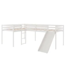 L-Shaped Twin Size Loft Bed With Ladder And Slide - ModernLuxe 14 L-Shaped Twin Size Loft Bed With Ladder And Slide - ModernLuxe -Children Furniture Store GUEST 66bfead8 8ea2 4fdc b807 a0a720d0c033