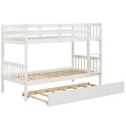 Twin Over Twin Wood Bunk Bed With Trundle, Safety Rail And Ladder-ModernLuxe 14 Twin Over Twin Wood Bunk Bed With Trundle, Safety Rail And Ladder-ModernLuxe -Children Furniture Store GUEST 69b66f23 2c3c 4c06 b01b 6daa9181e388
