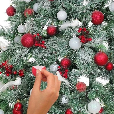 Christmas Tree Giant Peel & Stick Wall Decals With String Lights Green - RoomMates 3 Christmas Tree Giant Peel & Stick Wall Decals With String Lights Green - RoomMates