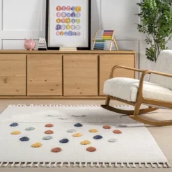 NuLOOM Marleigh Raindrop High-Low Kids Tasseled Area Rug 17 NuLOOM Marleigh Raindrop High-Low Kids Tasseled Area Rug -Children Furniture Store GUEST 6c5159f1 b2ba 4453 ae02 51a9b7c6423d