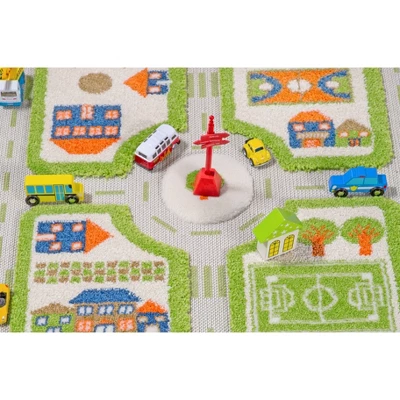 31.5"x44.5" Traffic Green 3D Play Rug - IVI 10 31.5"x44.5" Traffic Green 3D Play Rug - IVI - Image 8