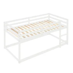 Twin Size Loft Bed With Safety Rail And Ladder-ModernLuxe -Children Furniture Store GUEST 6cda09b8 39c0 4ad8 a01f ed02ce438dd8