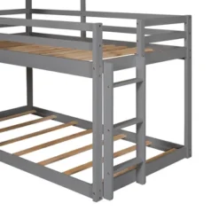 Twin Over Twin Wood Bunk Bed With Roof, Window, Guardrail, And Ladder-ModernLuxe 19 Twin Over Twin Wood Bunk Bed With Roof, Window, Guardrail, And Ladder-ModernLuxe -Children Furniture Store GUEST 6d39fc01 ec02 449e 9ff8 50690ea90120