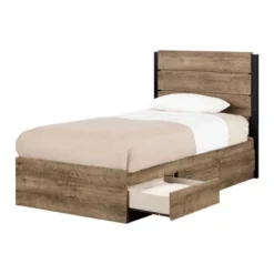 Arlen Mates Bed And Headboard Set Weathered Oak - South Shore -Children Furniture Store GUEST 6d4d6662 3868 47a9 bf5d 87541b6817b5