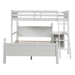 Twin Over Full Loft Bed With Cabinet - ModernLuxe -Children Furniture Store GUEST 6e736ed2 6f32 46ff 9d0a 7e3ea85f9da0