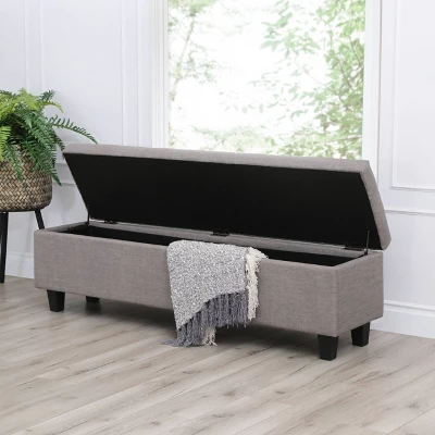 Ben Tufted Storage Ottoman - Abbyson Living 4 Ben Tufted Storage Ottoman - Abbyson Living - Image 2