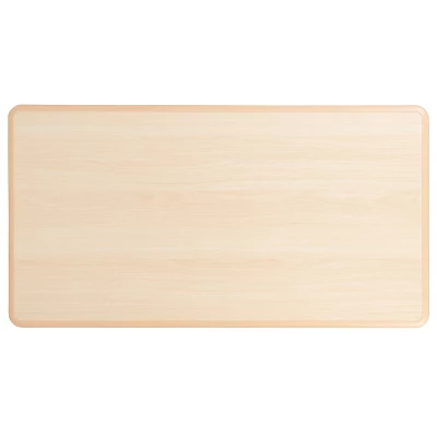 Emma And Oliver 23.625"W X 47.25"L Rectangular Plastic Height Adjustable Activity Table Set With 4 Chairs 6 Emma And Oliver 23.625"W X 47.25"L Rectangular Plastic Height Adjustable Activity Table Set With 4 Chairs - Image 4