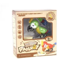 Insten Parrot Piggy Bank Robotic Coin Munching Toy Money Box, Green, 6.6x6.5 Inches -Children Furniture Store GUEST 7195db07 55a9 4030 bb3c 405a455a1624
