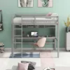 Twin Size Loft Bed With Desk, Shelves, And Ladder-ModernLuxe -Children Furniture Store GUEST 74d9a6bf da7a 4fb6 a82a 75e637b02477