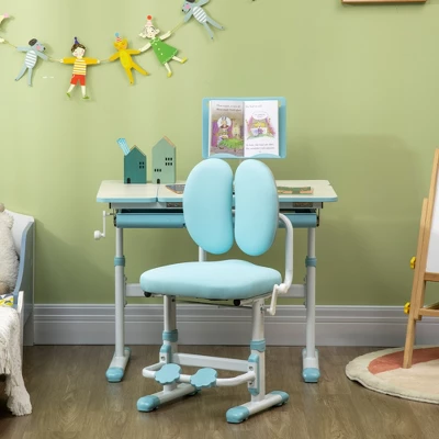 Qaba Ergonomic Kids Desk Chair With Thick Cushioning & Height Adjustment, Kids Computer Chair, Childrens Chair, Kids Office Chair & Study Chair 3 Qaba Ergonomic Kids Desk Chair With Thick Cushioning & Height Adjustment, Kids Computer Chair, Childrens Chair, Kids Office Chair & Study Chair