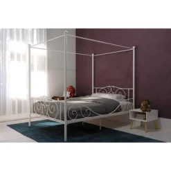 Twin Clara Metal Bed White - Room & Joy 12 Twin Clara Metal Bed White - Room & Joy -Children Furniture Store GUEST 7769d9ba 5482 4c97 a62a fb0d5c25f3c8