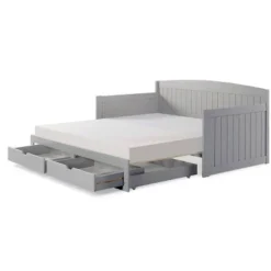 King Harmony Daybed With Conversion Dove Gray - Alaterre Furniture -Children Furniture Store GUEST 7875a92c f137 4a46 b1e2 4832e09ce41e