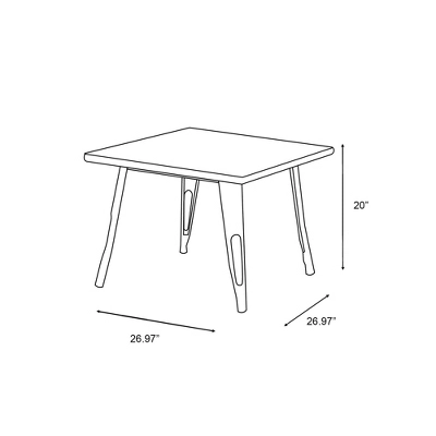 Harper & Hudson Kids' Metal Activity Table - ACEssentials 12 Harper & Hudson Kids' Metal Activity Table - ACEssentials - Image 10