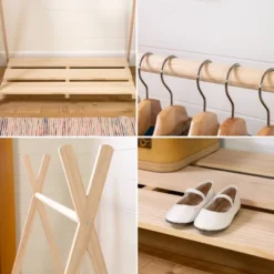 Sweedi Scandinavian Kids' Clothes Rack Natural Wood - South Shore -Children Furniture Store GUEST 79485b89 29c9 44e0 b61a e8e3cb0d5baf