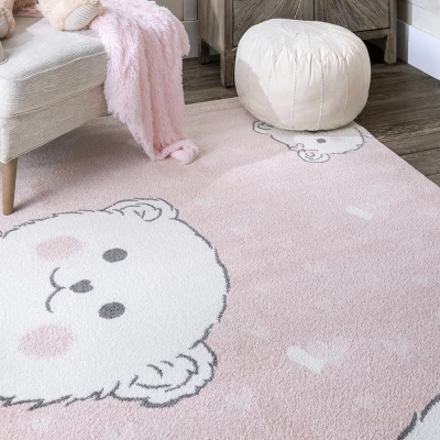 NuLOOM Harlee Kids Bear Nursery Or Playroom Area Rug 10 NuLOOM Harlee Kids Bear Nursery Or Playroom Area Rug - Image 8