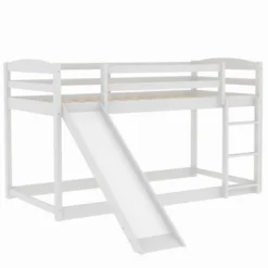 Twin Over Twin Bunk Bed With Convertible Slide And Ladder - ModernLuxe -Children Furniture Store GUEST 7b05c44b bd92 4ce3 bef4 7334ff8888e8