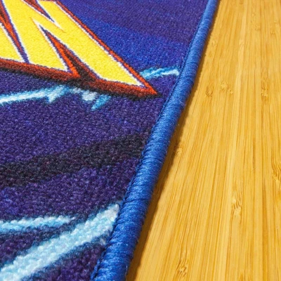 Marvel Spider-Man Web 54"x78" Area Rug Blue 4 Marvel Spider-Man Web 54"x78" Area Rug Blue - Image 2