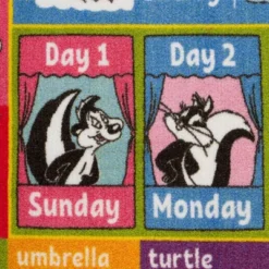 KC CUBS | Looney Tunes Boy & Girl Kids ABC Alphabet, Seasons, Months & Days Educational Learning & Play Nursery Classroom Rug Carpet -Children Furniture Store GUEST 7c0501e4 b678 4366 9a23 77e4929d61bd