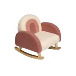 Upholstered Rocking Chair Pink/White - Gift Mark 7 Upholstered Rocking Chair Pink/White - Gift Mark -Children Furniture Store GUEST 7f7043c9 35d9 4256 b505 014d5db61c75