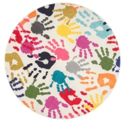 NuLOOM Pinkie Handprint Kids Area Rug -Children Furniture Store GUEST 801d9d9b 3a40 4c6e 85a3 4bc0041e01f1
