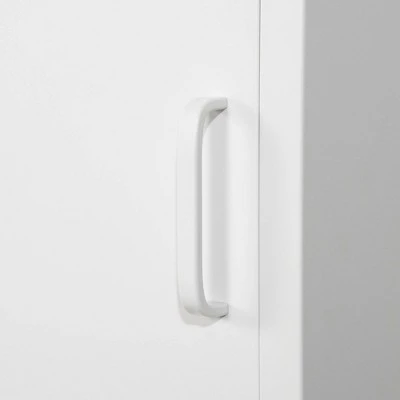 Sweedi Metal 1-Door Nightstand - South Shor 7 Sweedi Metal 1-Door Nightstand - South Shor - Image 5