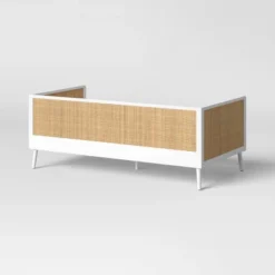 Rattan And Wood Kids' Daybed White - Pillowfort™ 12 Rattan And Wood Kids' Daybed White - Pillowfort™ -Children Furniture Store GUEST 8444560c 58cf 4c96 81de faa1dbba6859