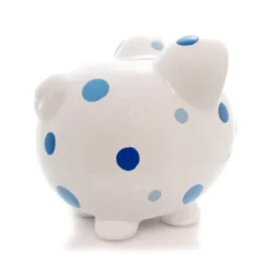 Bank Blue Multi Dot Bank - 1 Bank 7.75 Inches - Polka Piggy Money Saving - 3606Bl - Ceramic - Blue 7 Bank Blue Multi Dot Bank - 1 Bank 7.75 Inches - Polka Piggy Money Saving - 3606Bl - Ceramic - Blue -Children Furniture Store GUEST 846c2def cb55 47ce bee0 e32a17fa1937