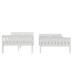 Full Over Full Petty Wood Bunk Bed With USB Port - Room & Joy -Children Furniture Store GUEST 868cc87d 1f5d 4d33 808d d98b4745ea3b