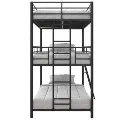 Triple Twin Zeke Metal Bunk Bed - Room & Joy 23 Triple Twin Zeke Metal Bunk Bed - Room & Joy -Children Furniture Store GUEST 886c083f 423b 46b7 9c36 02efeef6e131