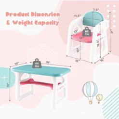 Costway 3-Piece Kids Table And Chair Set Toddler Activity Study Desk With Building Blocks 20 Costway 3-Piece Kids Table And Chair Set Toddler Activity Study Desk With Building Blocks -Children Furniture Store GUEST 88f5deaa 37ef 4595 85e5 01ef19b3aa71