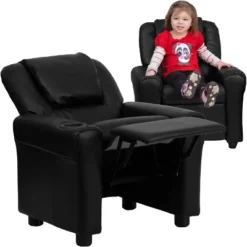 Emma And Oliver Contemporary Kids Recliner With Cup Holder And Headrest 24 Emma And Oliver Contemporary Kids Recliner With Cup Holder And Headrest -Children Furniture Store GUEST 8a681007 fe88 4343 9a9c 249dea0c22e7