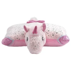 Sparkly Unicorn Pink Pillow - Pillow Pets