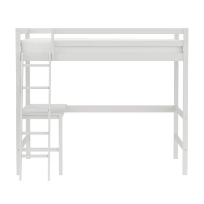 Full Caspian Loft Bed White - Hillsdale Furniture 4 Full Caspian Loft Bed White - Hillsdale Furniture - Image 2
